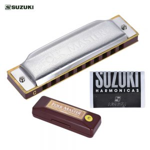 Suzuki 1072-A Folk Master 10-Hole Harmonica