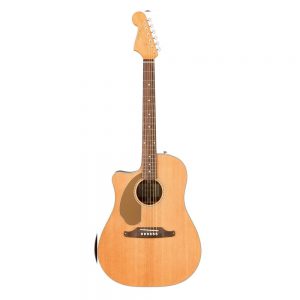 Fender Sonoran SCE Left-Handed Acoustic Guitar, Natural