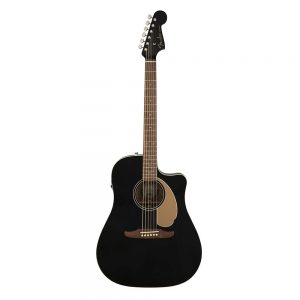 Fender California Redondo Player Slope-Shouldered Acoustic Guitar, Jetty Black