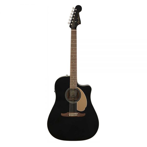 Fender California Redondo Player Slope-Shouldered Acoustic Guitar, Jetty Black