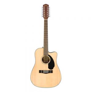 Fender CD-60SCE Dreadnought 12-string Acoustic Guitar, Walnut FB, Natural