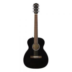 Fender CT-60S Travel Acoustic Guitar, Walnut FB, Black
