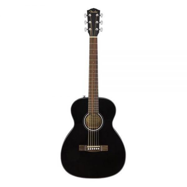 Fender CT-60S Travel Acoustic Guitar, Walnut FB, Black