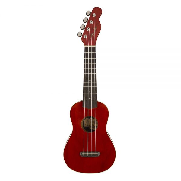 Fender Venice Soprano Ukulele, Walnut FB, Cherry