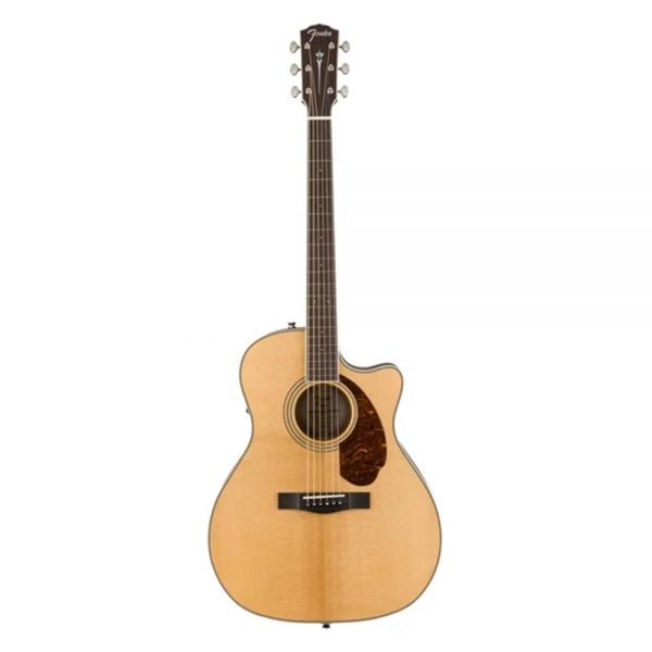 Fender PM-4CE Ltd Ed Auditorium Acoustic Guitar w-Cutaway & Electronics, Natural