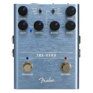 Fender Tre-Verb Tremolo Reverb Guitar Effects Pedal