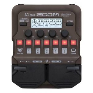 Zoom A1 Four with Adaptor AD-16E Guitar Multi Effects