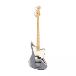 Fender Player Jaguar Bass Guitar, Maple FB, Silver