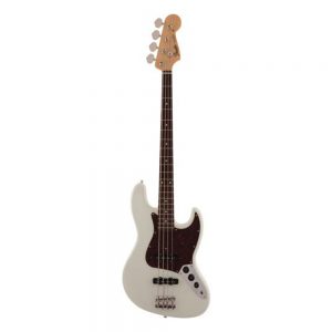 Fender Japan Traditional II 60s Jazz Bass Guitar, RW FB, Olympic White