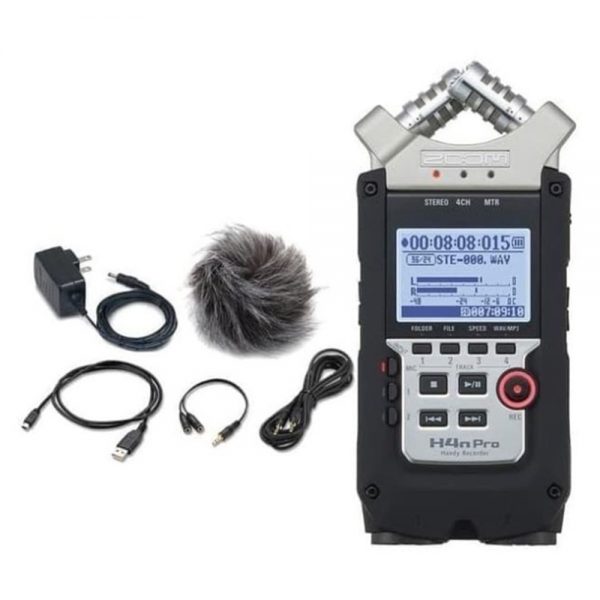 Zoom H4N PRO with APH-4N pro, RC4, MA2 Handy Recorder