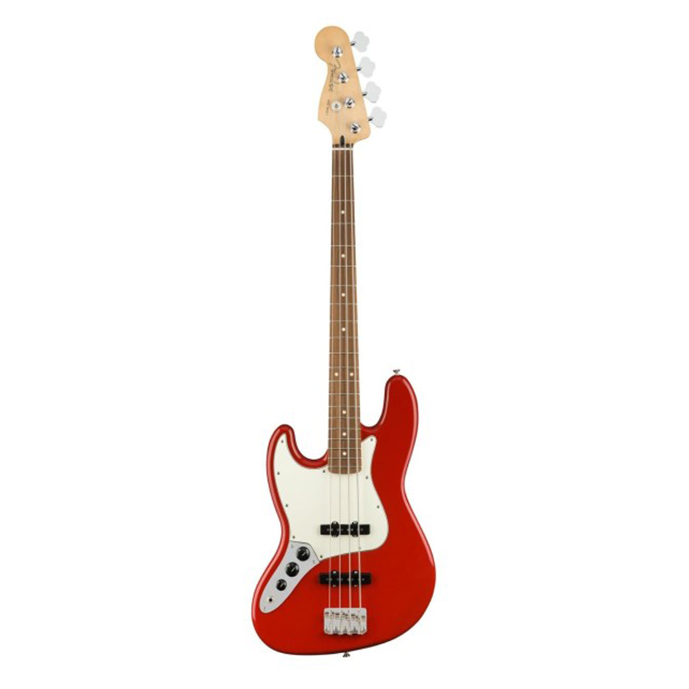 Fender Player Jazz Bass Left-Handed Guitar, Pau Ferro FB, Sonic Red ...