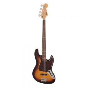 Fender Japan Traditional II 60s Jazz Bass Guitar, RW FB, 3-Tone Sunburst
