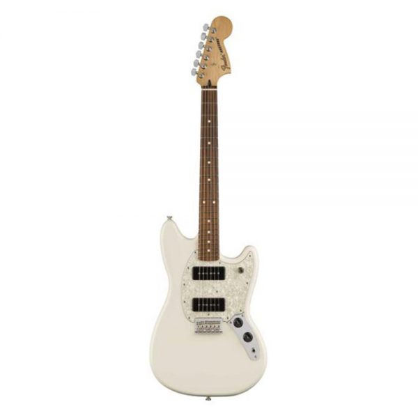 Fender Mustang 90 Electric Guitar, Pau Ferro FB, Olympic White