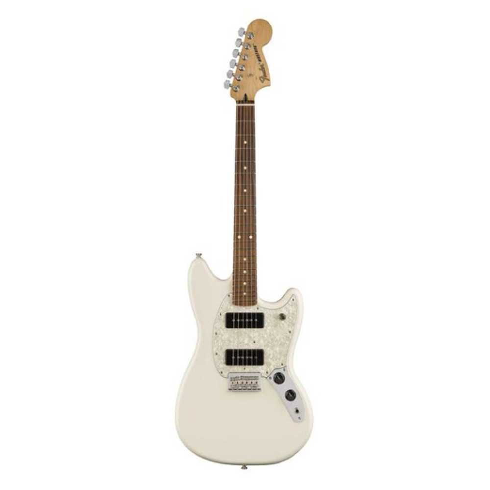 Fender Mustang 90 Electric Guitar, Pau Ferro FB, Olympic White