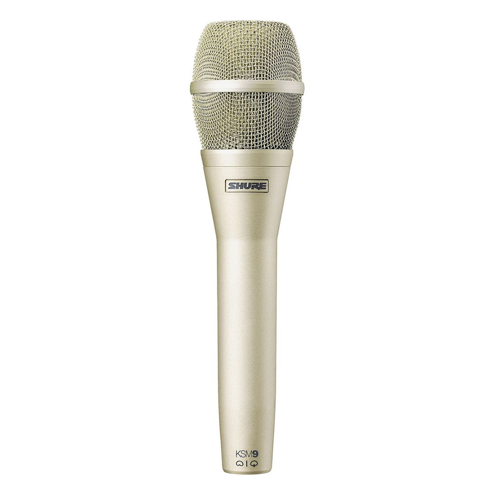 Shure KSM 9-SL (champagne finish) Cardioid Condenser Vocal Microphone