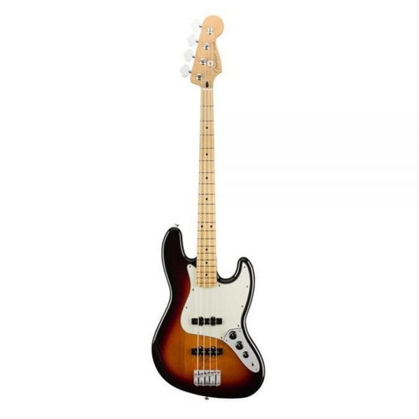 Fender Player Jazz Bass Guitar, Maple FB, 3-Tone Sunburst