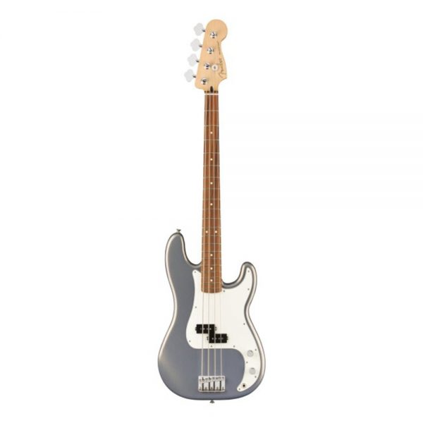 Fender Player Precision Bass Guitar, Pau Ferro FB, Silver