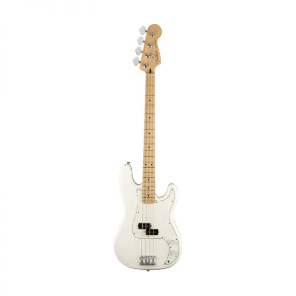 Fender Player Precision Bass Guitar, Maple FB, Polar White