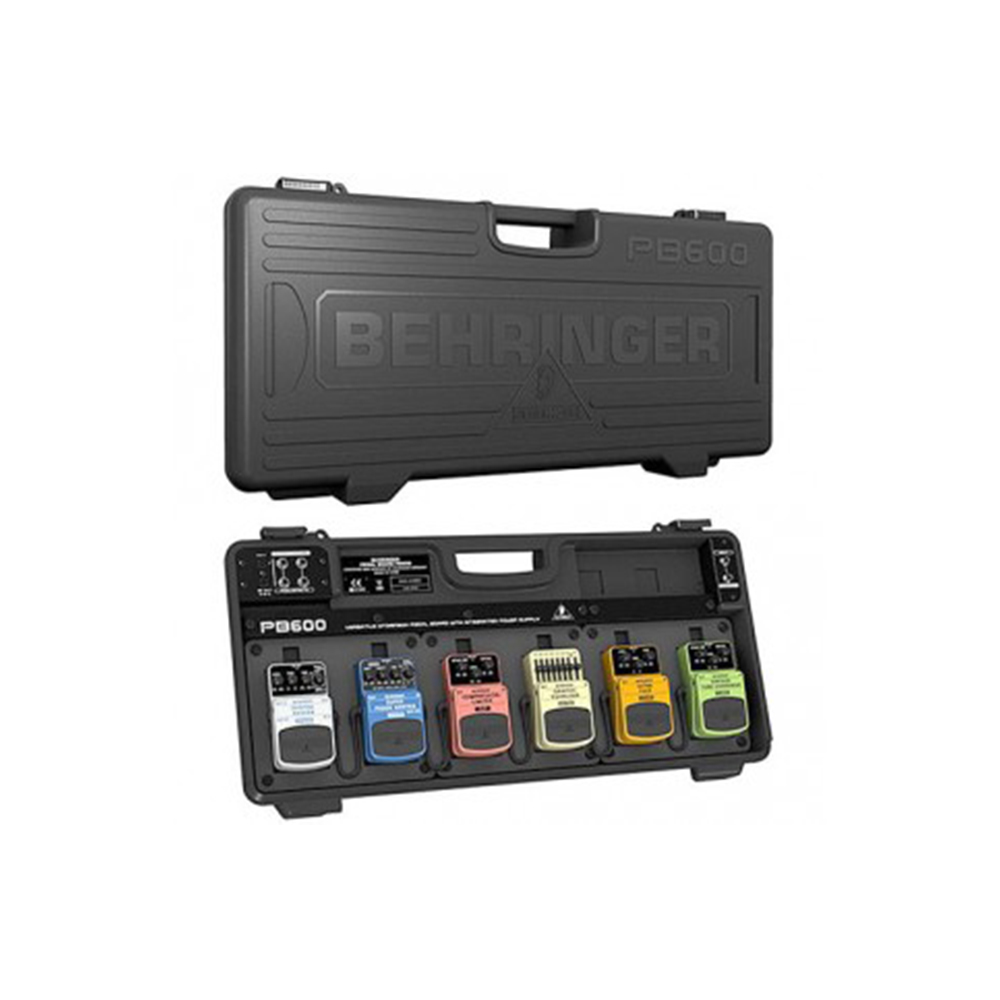 Behringer PB600 Pedalboard with Power Supply - 6-pedal