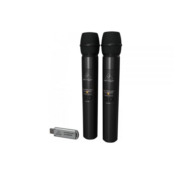 Behringer ULM202USB 2.4 GHz Dual Wireless Microphone System