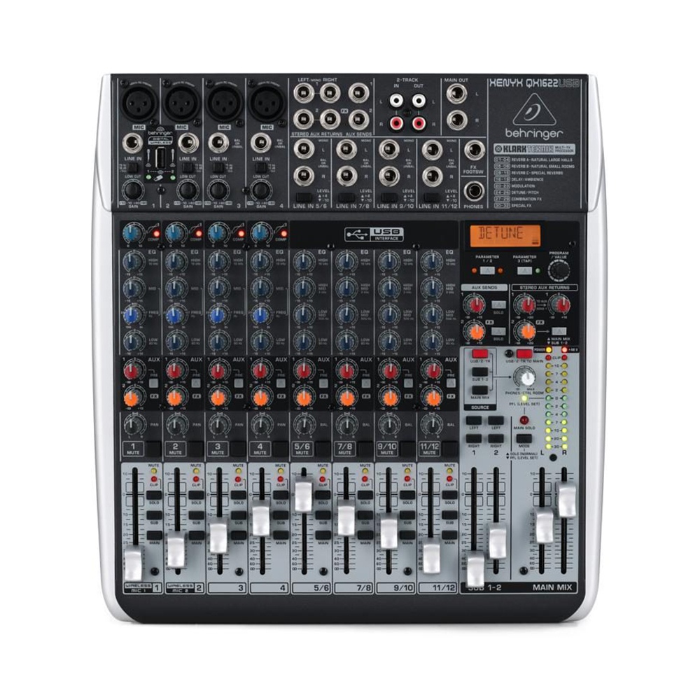 Behringer Xenyx QX1622USB USB Mixer with Effects