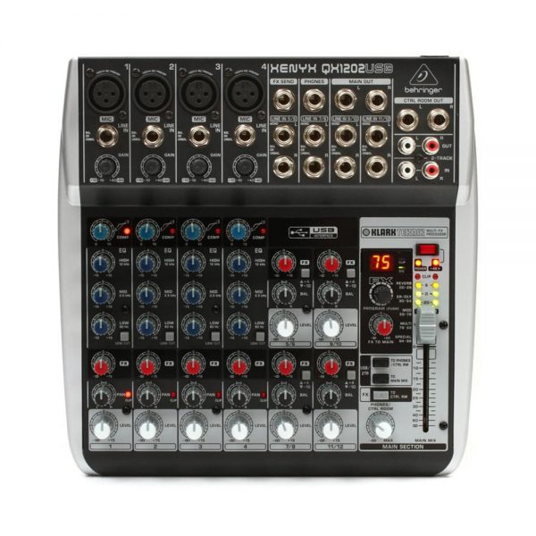 Behringer Xenyx QX1202USB Mixer with Effects