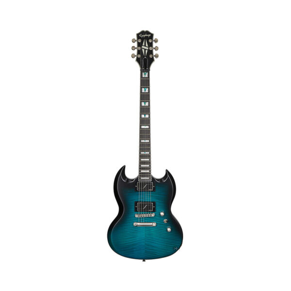 Epiphone SG Prophecy Electric Guitar - Blue Tiger Aged Gloss - EISYBTABNH1