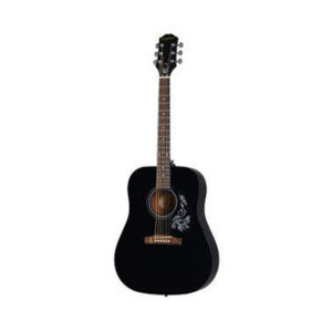Epiphone Starling Player Pack Acoustic Guitar - Ebony - PPAG-EASTAREBCH1