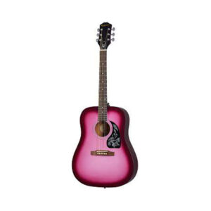Epiphone Starling Square Shoulder Acoustic Guitar - Hot Pink Pearl - EASTARHPPCH1