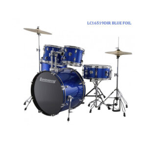 Ludwig Accent Drive LC16519DIR Custom Blue Foil Drum Acoustic