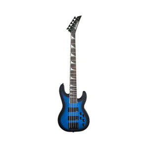 Jackson JS Series Concert Bass JS3V Guitar, Amaranth FB, Metallic Blue Burst