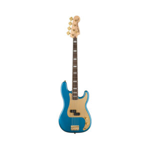 Squier 40th Anniversary Gold Edition Precision Bass Guitar, Lake Placid Blue