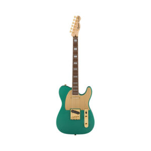 Squier 40th Anniversary Gold Edition Telecaster Electric Guitar, Sherwood Green Metallic