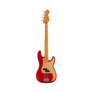 Squier 40th Anniversary Vintage Edition Precision Bass Guitar, Satin Dakota Red