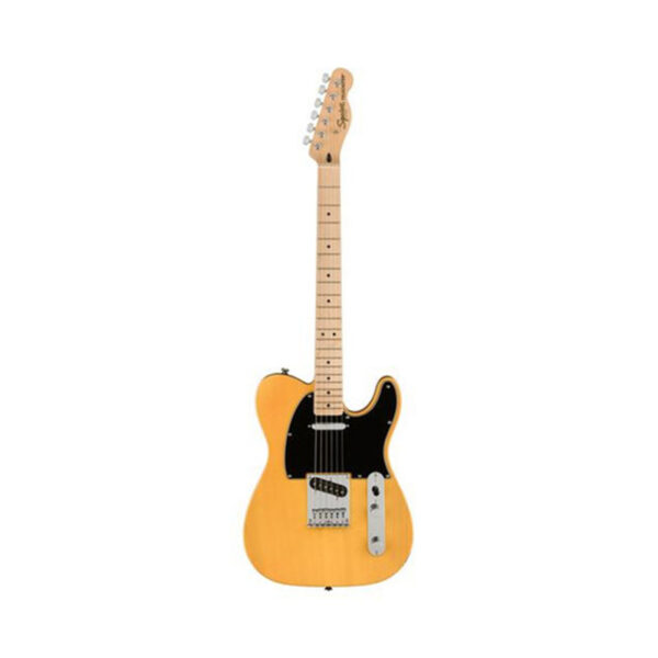 Squier Affinity Series Telecaster Electric Guitar, Maple FB, Butterscotch Blonde