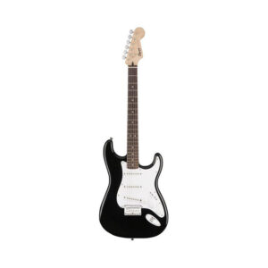 Squier Bullet Stratocaster Hardtail Electric Guitar, Laurel FB, Black