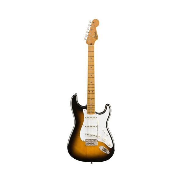 Squier Classic Vibe 50s Stratocaster Electric Guitar, Maple FB, 2-Tone Sunburst