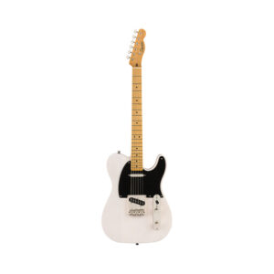 Squier Classic Vibe 50s Telecaster Electric Guitar, Maple FB, White Blonde