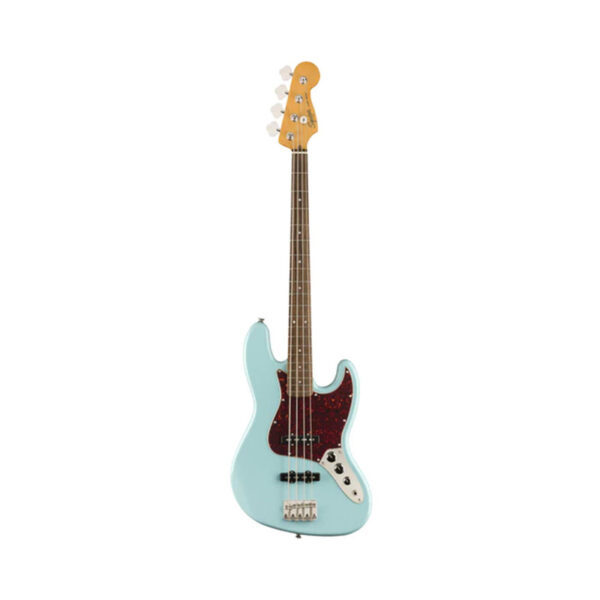 Squier Classic Vibe 60s Jazz Bass Guitar, Laurel FB, Daphne Blue