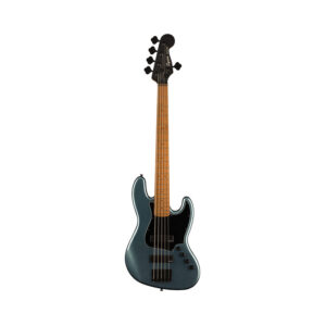 Squier Contemporary Active Jazz Bass HH V Bass Guitar, Gunmetal Metallic