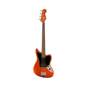 Squier FSR Affinity Series Jag Bass H Guitar, Laurel FB, Metallic Orange