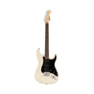 Squier FSR Bullet HT Stratocaster Electric Guitar, Laurel FB, Olympic White