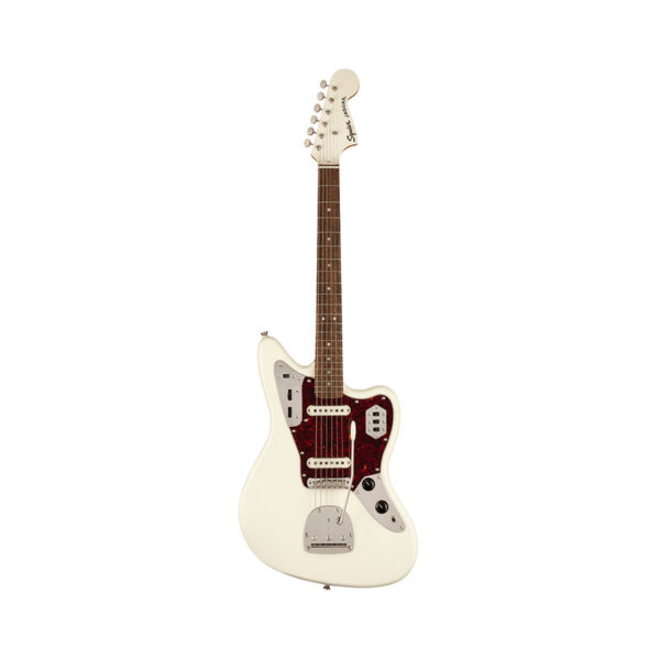 Squier FSR Classic Vibe 60s Jaguar Electric Guitar, Olympic White