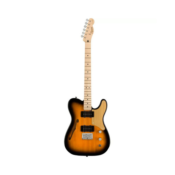 Squier Paranormal Series Cabronita Thinline Telecaster Electric Guitar, 2-Tone Sunburst