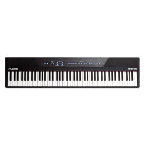 Alesis Recital Black 88-Keys Digital Piano F/Beginners, Semi-Weighted, W/B.I.Speaker