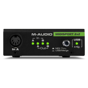 M-Audio Avid USB MIDISPORT 2X2 2-In/2-Out Bus-Powered