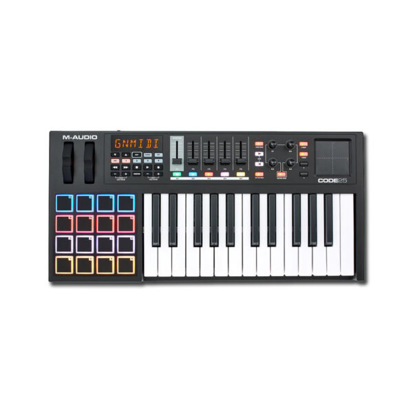 M-Audio CODE 25 USB W/X/Y Pad  Black Keyboard Controller