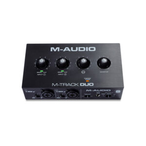 M-Audio M-Track Duo W/2Combo Input,Crystal Preamps, Phantom Power Power, 2-Ch Usb Audio Interface