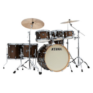 TAMA CL72RS-PGJP Superstar Classic Maple 7-Piece Drum Shell Kit, Gloss Lacebark Pine Fade