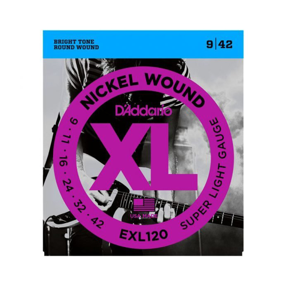 D Addario EXL120 Nickel Round Wounds Electric Guitar Strings